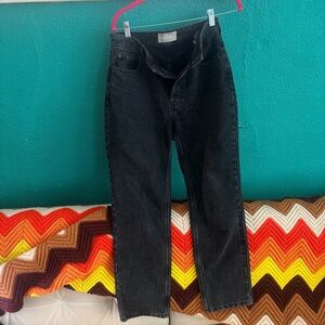 Everlane Black High Waist 90s style crop jeans Size 27 NWOT
